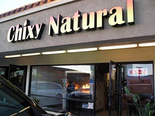 Chixy Natural Storefront at 17th and Irvine